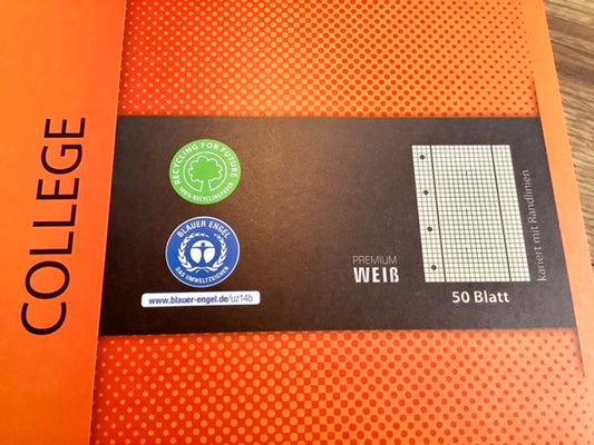 Matheblock A4 kariert mRdl. gelocht 50Bl Lin.38