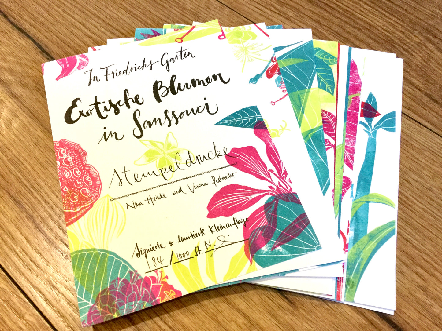 Postkarten-Set 6 Blumen Friedrichs Garten°