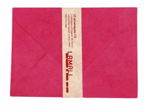 Briefumschläge 10x C6 Nepalpapier Lamali°