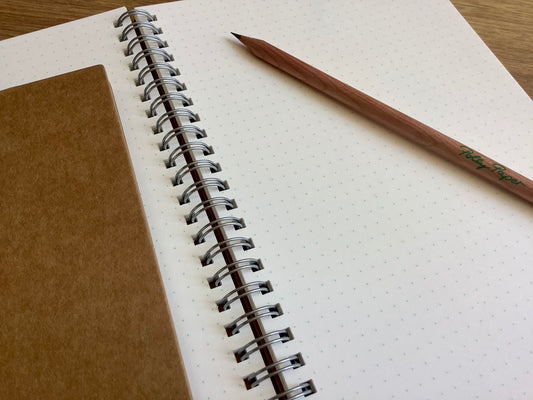 Spiralbuch A5 Punktraster 120g (SchwartzRec)