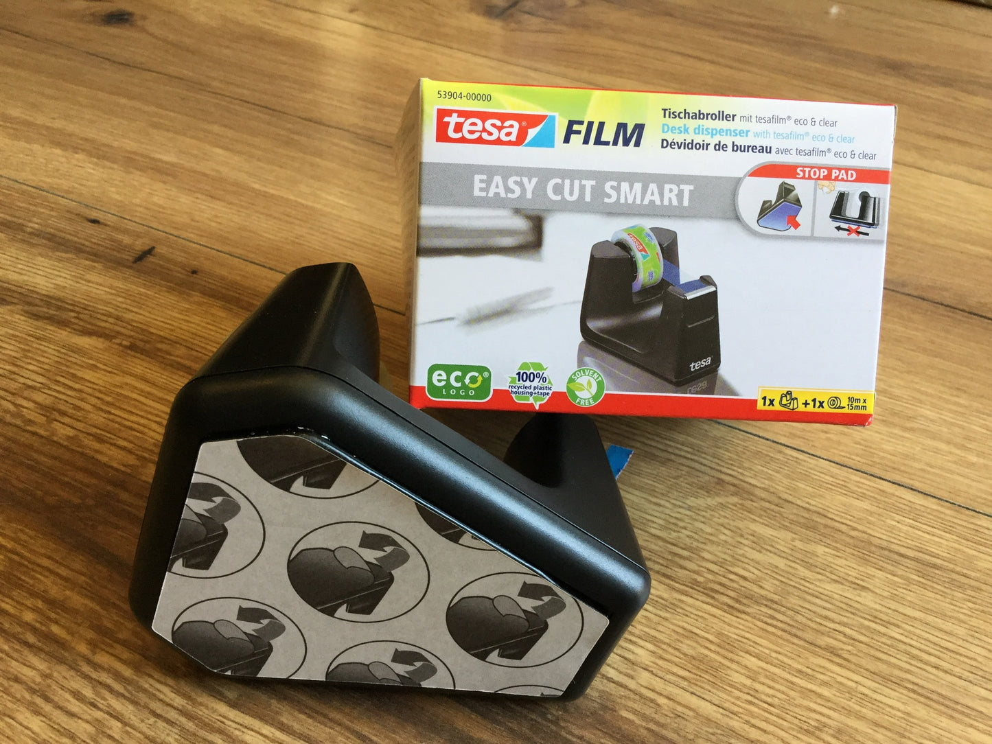 Tischabroller schwarz tesa ecoLogo