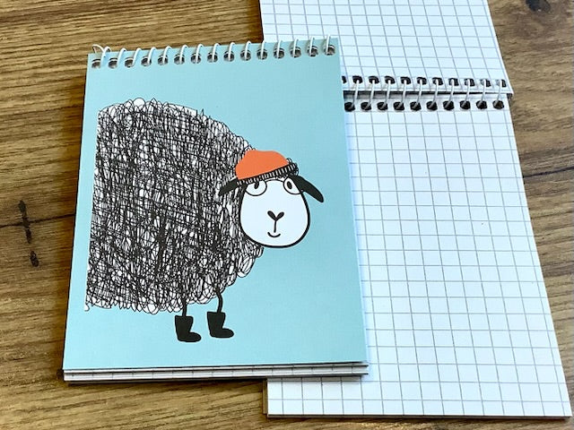 Notizblöckchen A7 kariert° - Polly Paper - Umweltfreundliche Schreibwaren