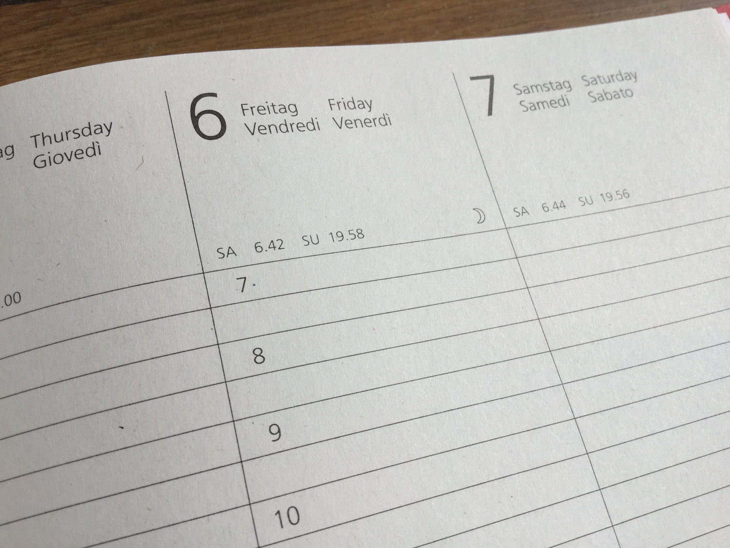 Tagebuch Notizbuch A5 1Wo/2S Zettler