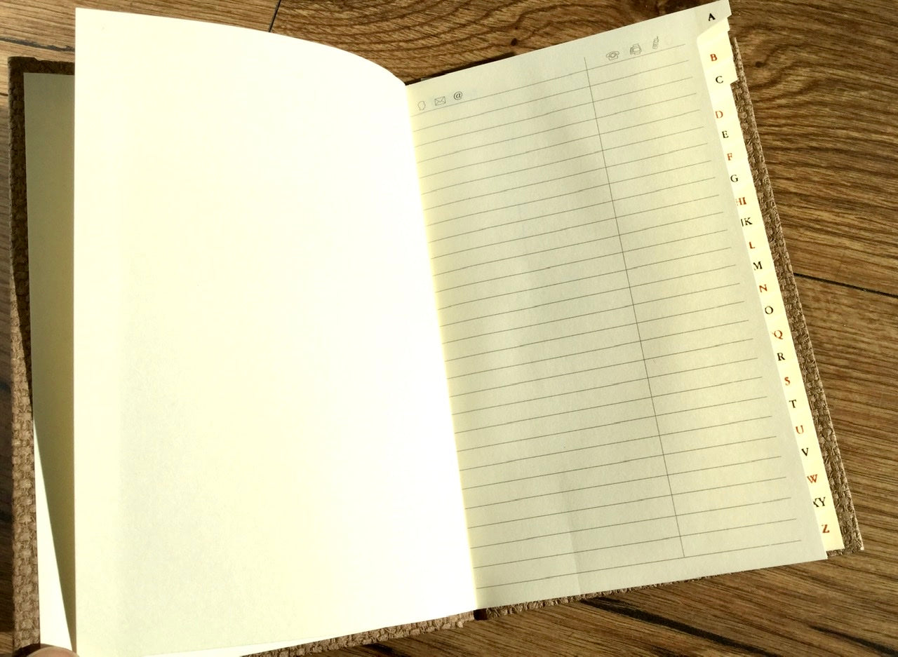 Adressbuch Sisal Rössler A6