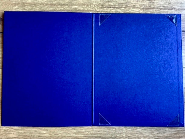 Urkundenmappe blau A4