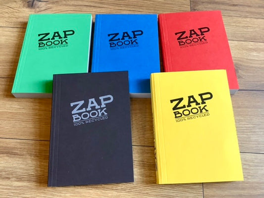 ZAPbook A6 geleimt 80g (Grundfarben)