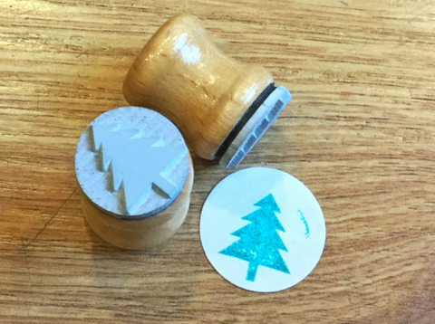 Ministempel Bordschätze Tanne - Polly Paper