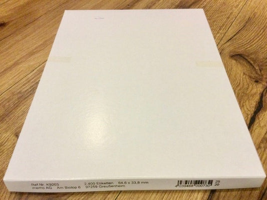 Etiketten 24/Bg. (64,6x33,8mm mit Rand)°