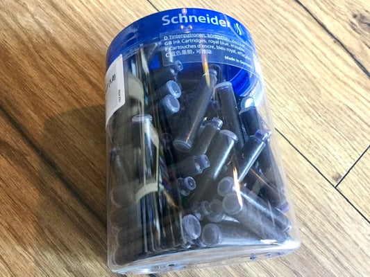 Tintenpatronen 100St. Schneider blau
