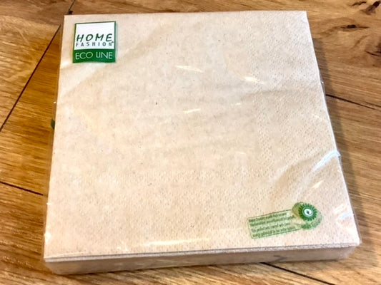 Servietten klein natur 100% Recycling