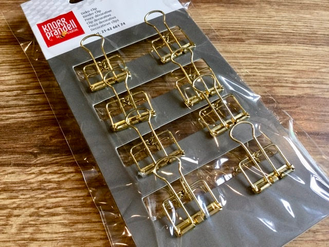 Deko-Clip gold foldback 2cm°