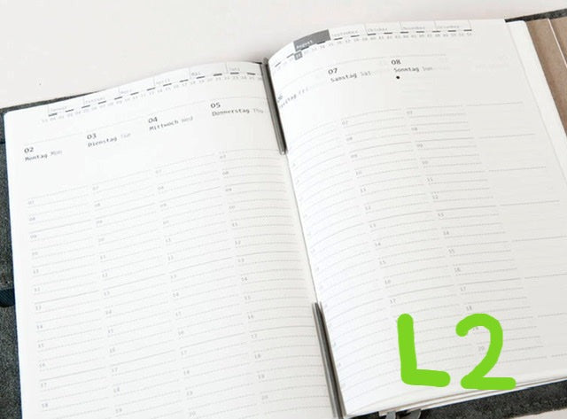 Kalender M (A5) Roterfaden 2026