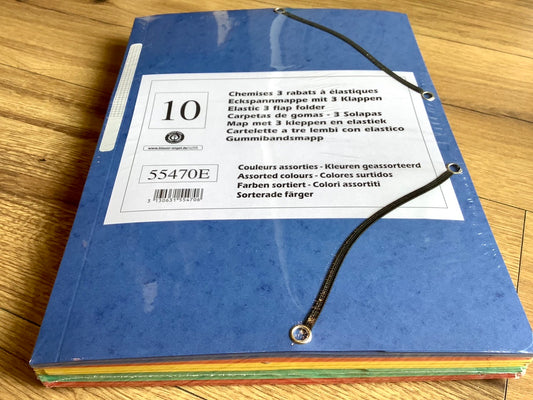 Eckspanner 10er-Set 5 Farben Exacompta RC