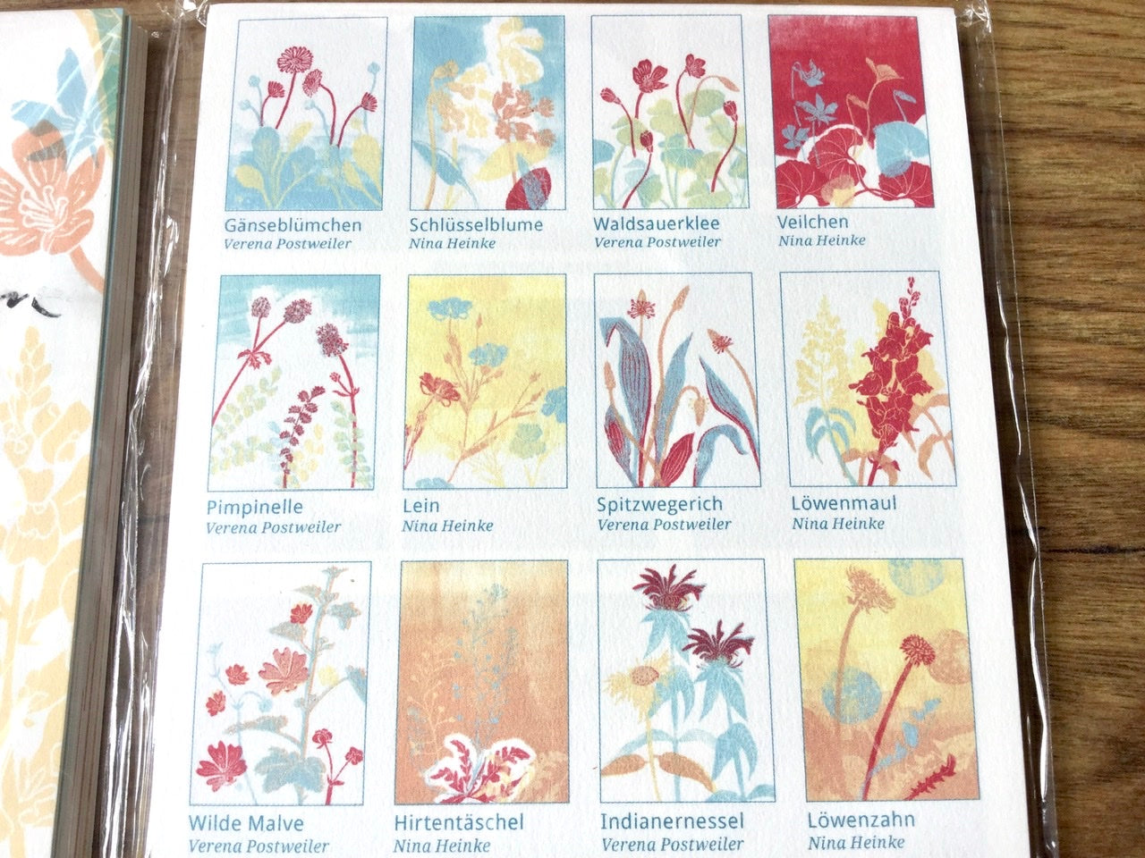 Postkarten-Set 6 Blumen Friedrichs Garten°