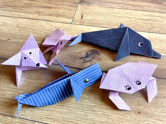 Faltpapier Origami 25Bl. 15x15cm (My Pretty Circus)° - Polly Paper - Umweltfreundliche Schreibwaren