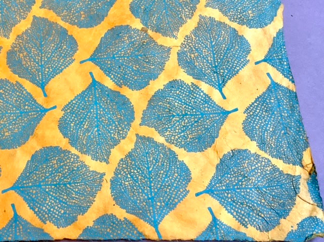 Geschenkpapier Lokta Lamali Leaves