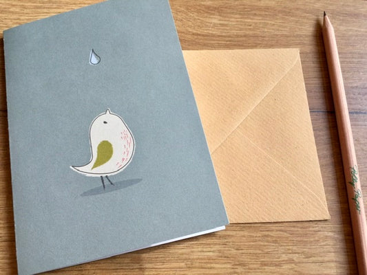 Grußkarte Vögelchen (Taufe) snw