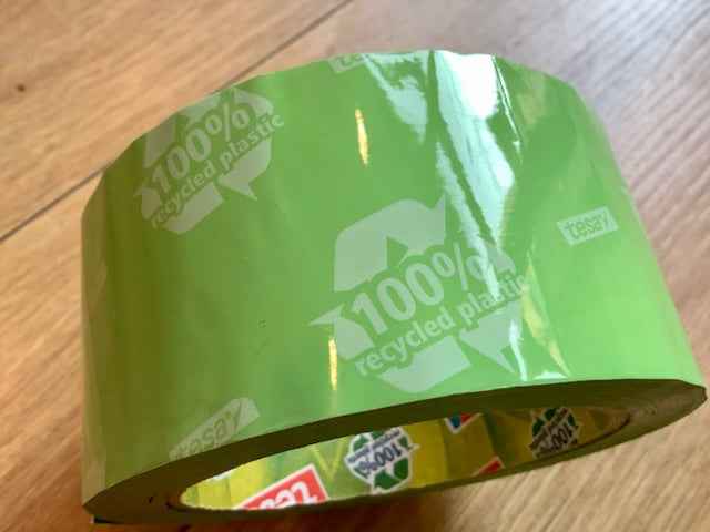 tesa Packband grün 5m 66m 100% Recycling