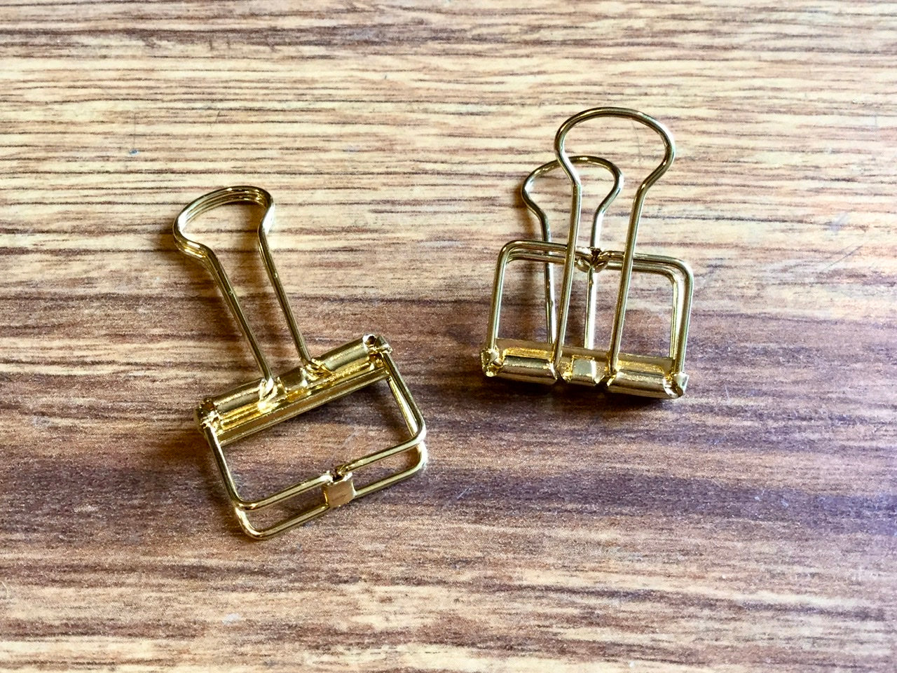 Deko-Clip gold foldback 2cm° - Polly Paper - Umweltfreundliche Schreibwaren