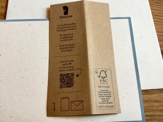 Kartenset A6/C6 handgerändert Rössler°