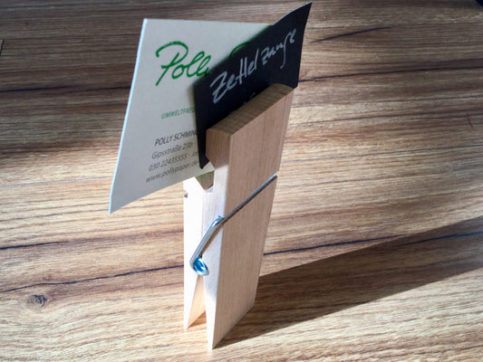 Zettelzange Holz 15cm