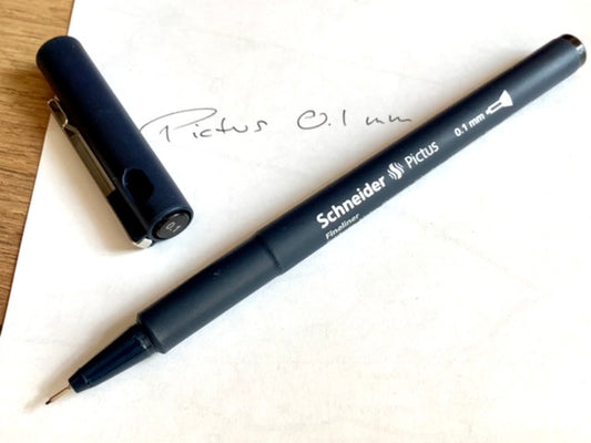 Fineliner Pictus 0,1 schwarz Schneider