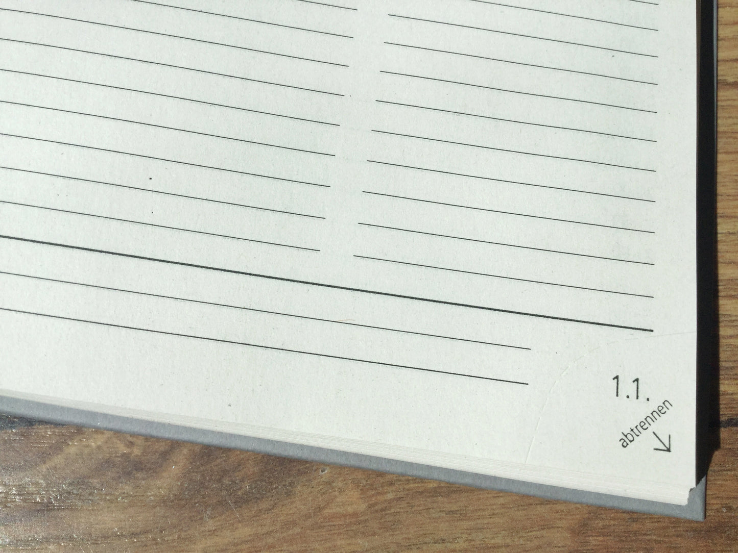 Tageskalender A5 1T/1S grau Zettler 2026