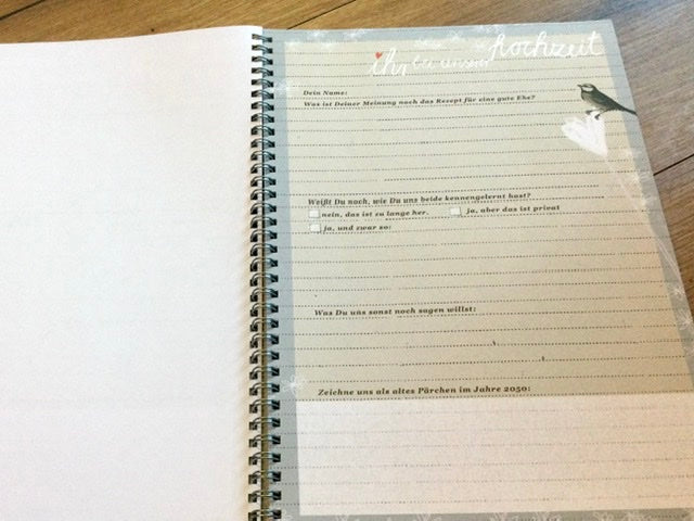 Hochzeits-Gästebuch A4