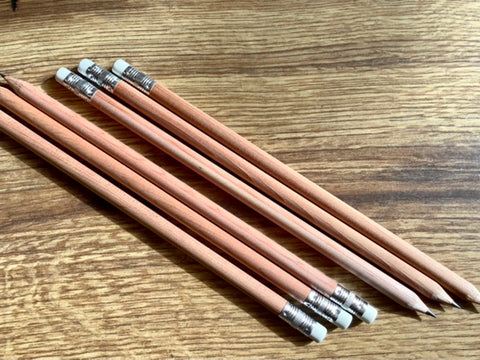 Grafitstifte 12er-Pack mit Radiertip FSC natur HB