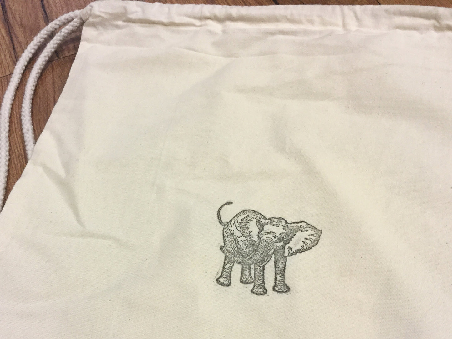 Rucksack bestempelt (Biobaumwolle) Turnbeutel