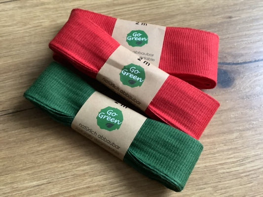 X-Mas Geschenkband Stoff Sterne 2m°