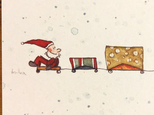 Postkarte Weihnachtsbriefbahn (Erichsen)