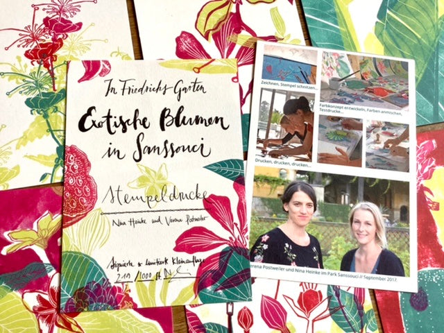 Postkarten-Set 6 Blumen Friedrichs Garten°