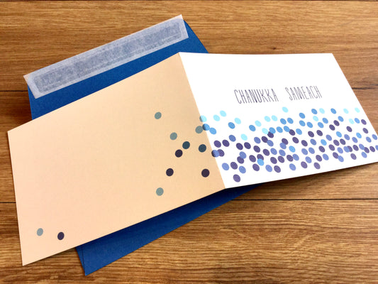 Klappkarte Chanukka Sameach (creartivbox)