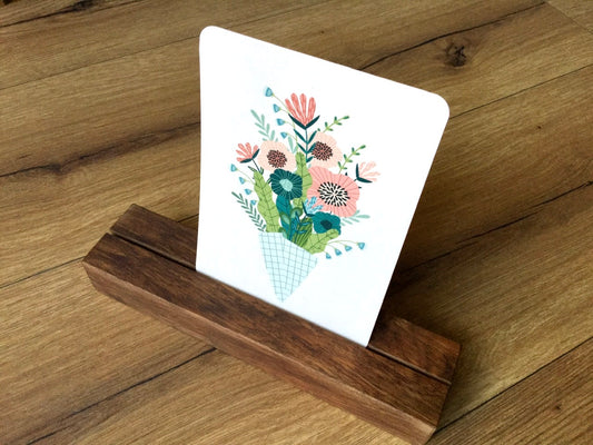 Bilder-Ständer Nussbaumholz