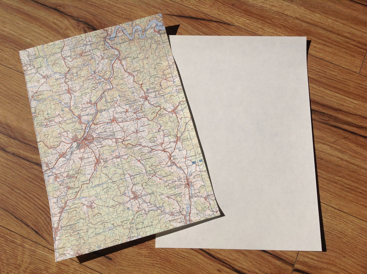 DRP A4 Briefbogen Landkarte Direktrecycling°