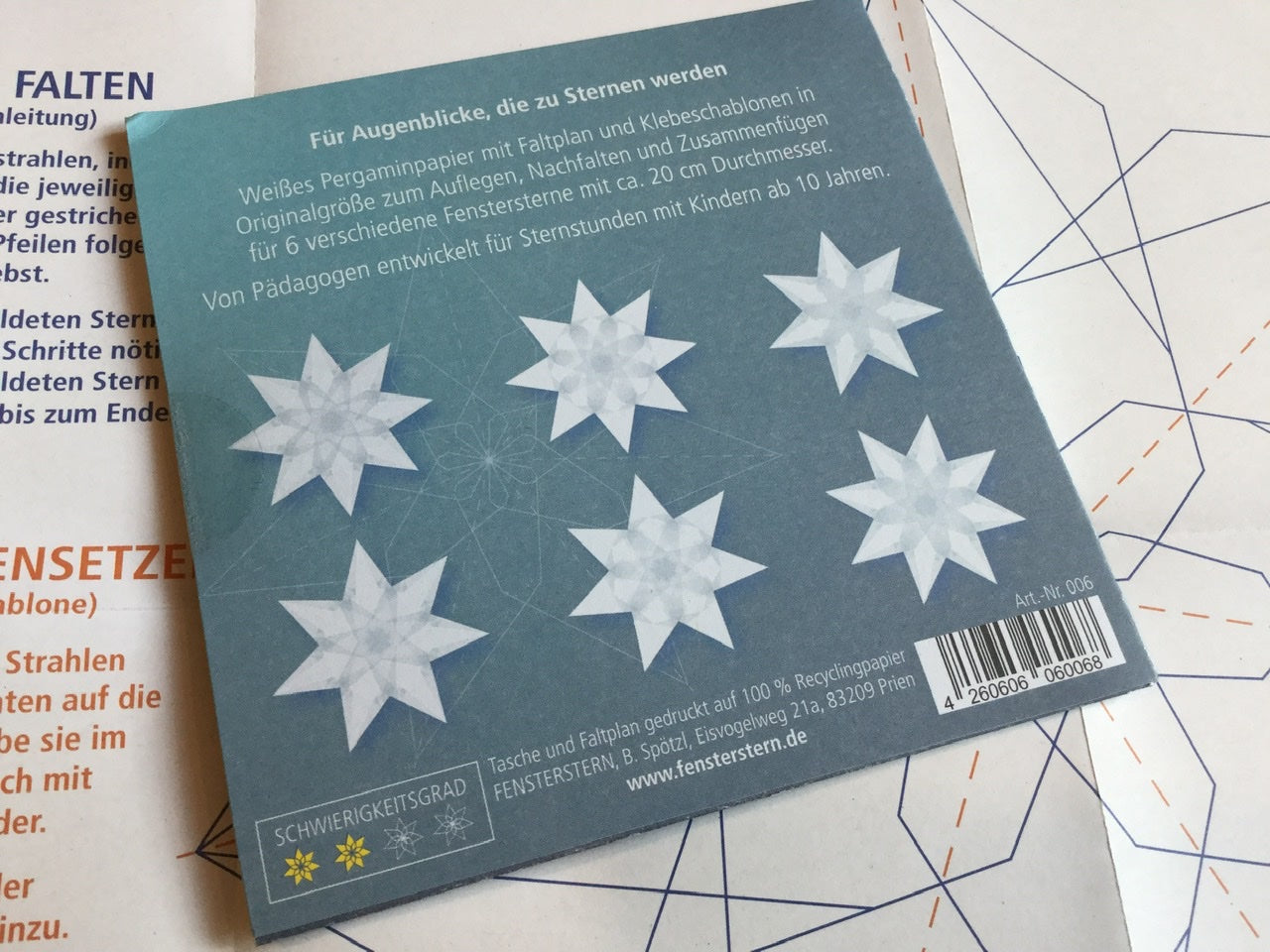 Fenstersterne X-Mas Bastelset Advent°