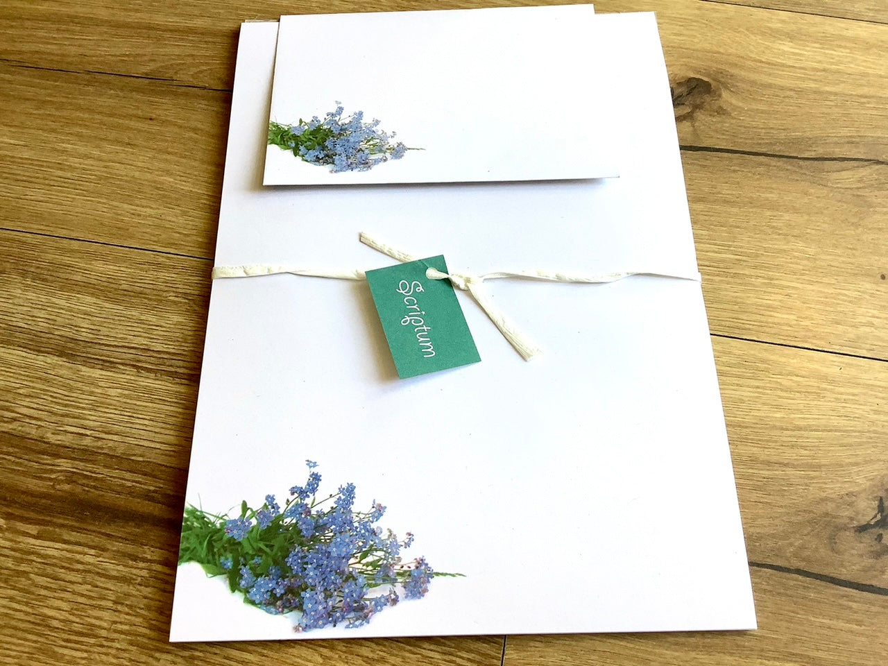 Briefpapier-Set 12xA4 Vergissmeinnicht