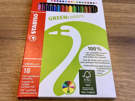 Farbstifte 18 Greencolors FSC Stabilo