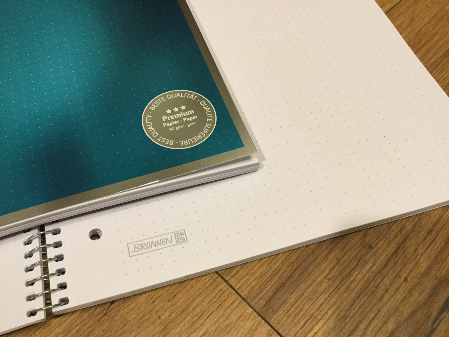 Collegeblock 90g dotted Brunnen A4