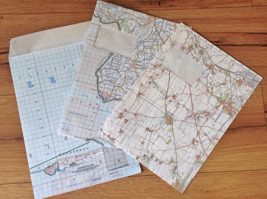 DRP C4 Landkarte 10 Versandtaschen - Polly Paper