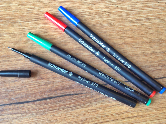 Ersatzmine Topliner Schneider 4 Grundfarben