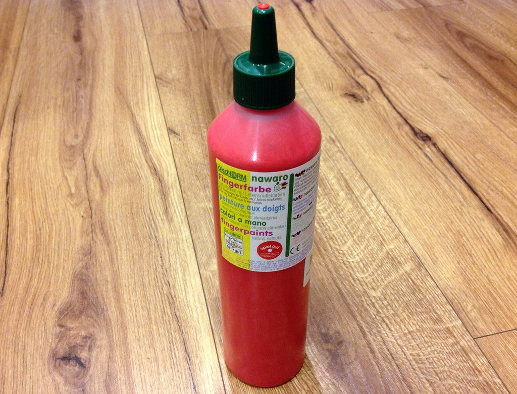 Fingerfarbe Refill rot NawaRo Ökonorm - Polly Paper