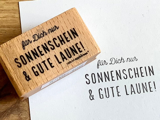 Stempel Sonnenschein & Gute Laune (Cats on appletrees)