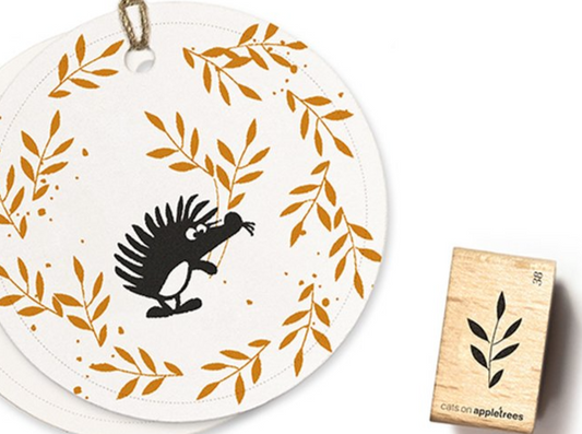 Stempel Gras 4 (Cats on appletrees) - Polly Paper - Umweltfreundliche Schreibwaren
