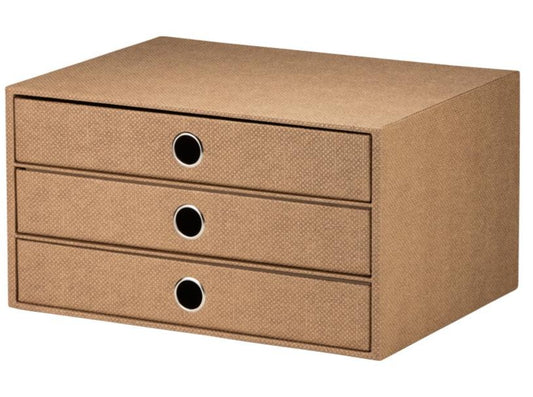 Schubladenbox 3er A4 Hazel S.O.H.O. Rössler