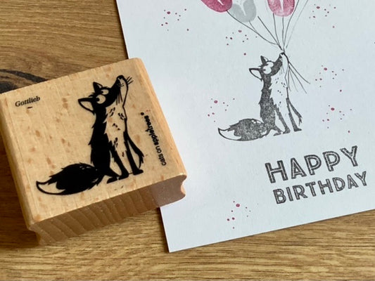 Stempel Fuchs Gottlieb (Cats on appletrees)