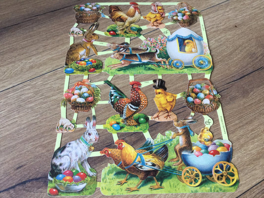 Glanzbilder Ostern 7222 nostalgisch