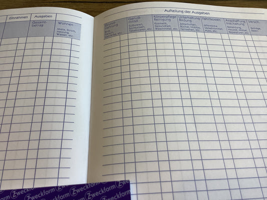 Haushaltsbuch 201 A5 AveryZweckform