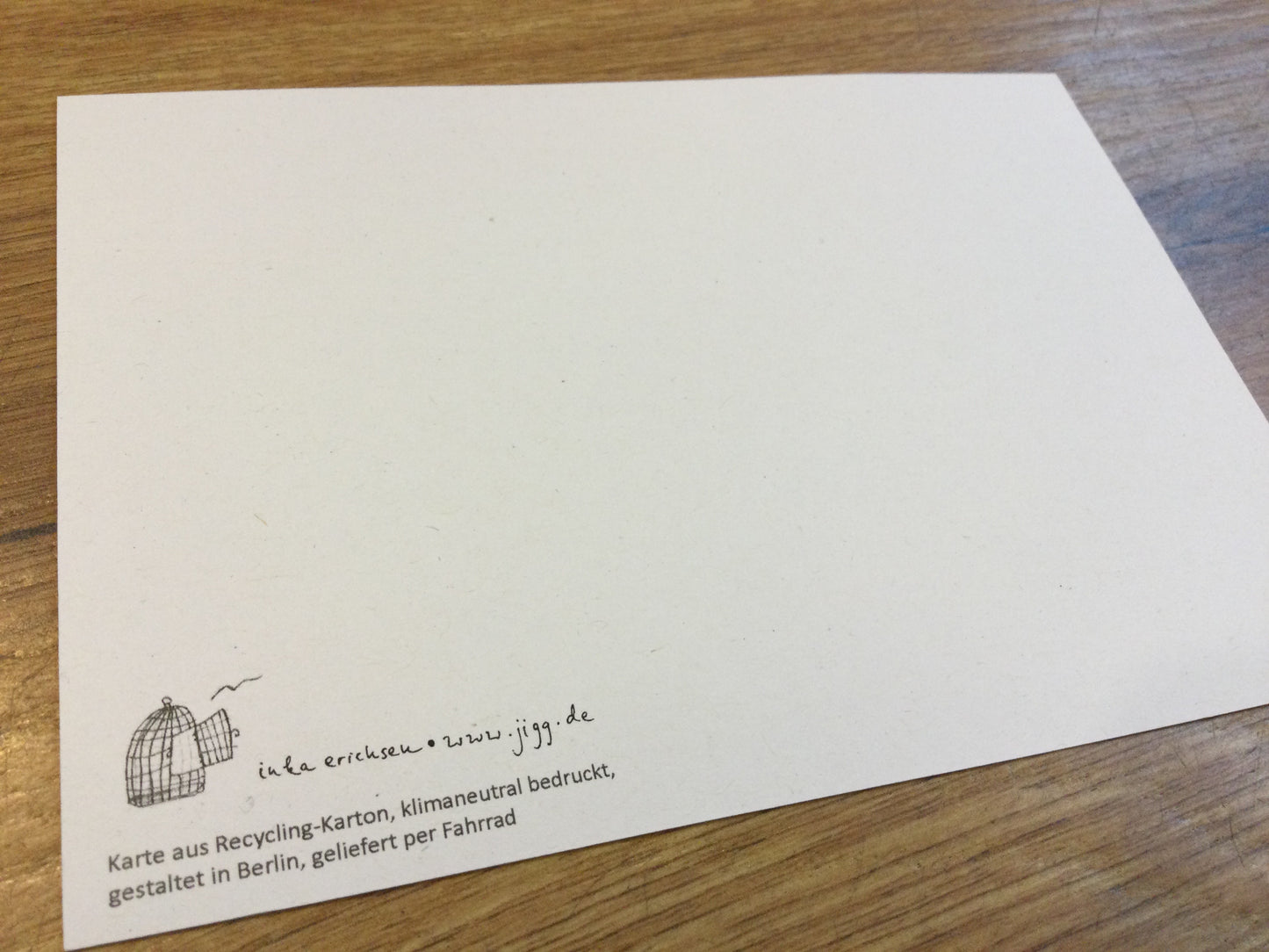 Postkarte Weihnachtsgutschein (Inka Erichsen)